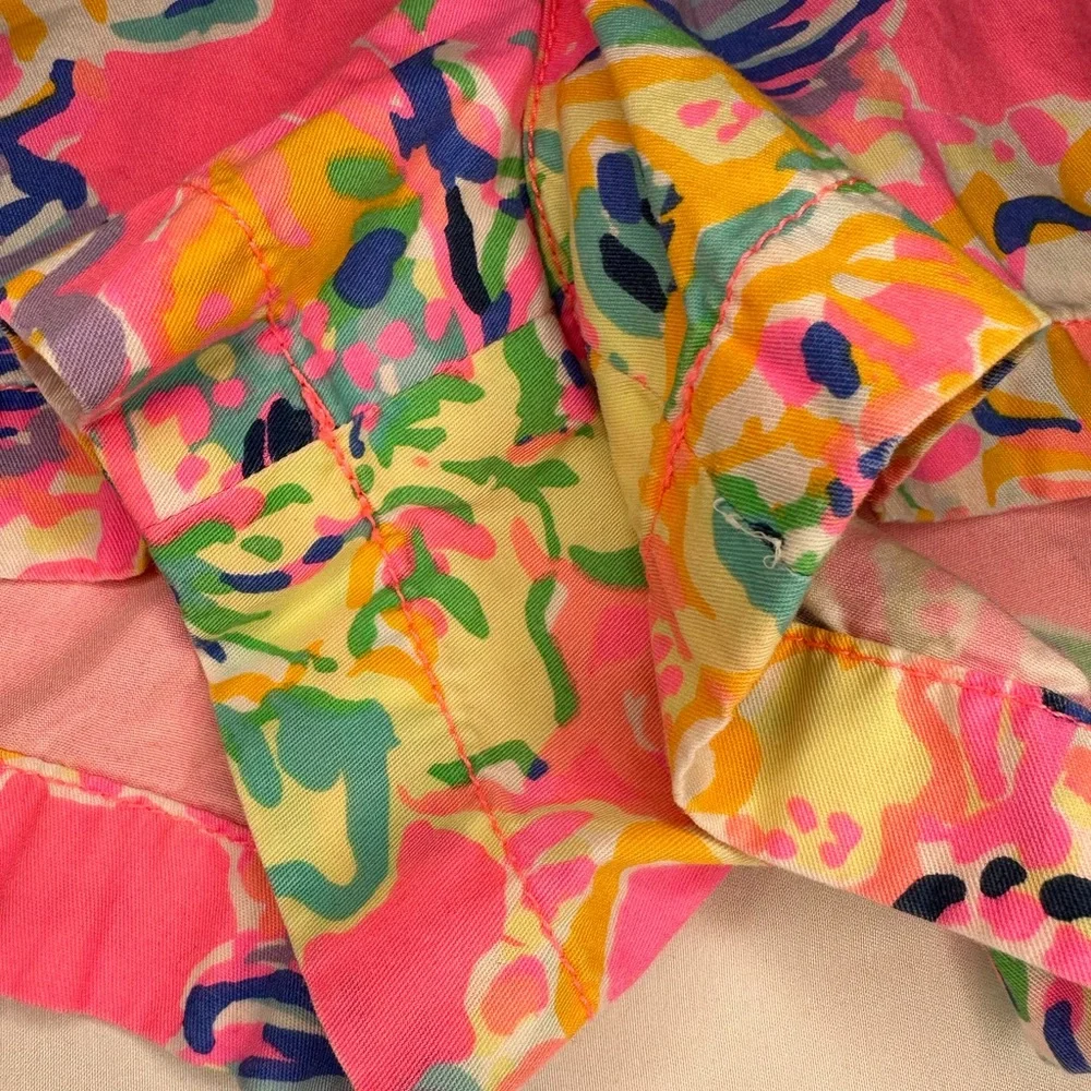 Lilly Pulitzer Coral Reef Island Seacret Print Kerrie Shorts Size 10 - Picture 4 of 7